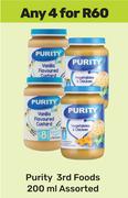 Purity 3rd Foods Assorted-For Any 4 x 200ml