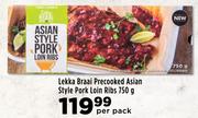 Lekka Braai Precooked Asian Style Pork Loin Ribs-750g Per Pack