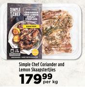 Simple Chef Coriander And Lemon Skaapstertjies-Per Kg