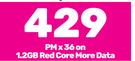 Samsung Galaxy A54 5G Smartphone-On 1.2GB Red Core More Data
