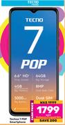 Tecno 7 Pop Smartphone-Each