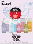 Quret Serums Assorted-30ml Each