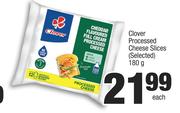 Clover Processed Cheese Slices (Selected)-180g Each