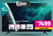 Hisense 58" (127cm) UHD Smart TV 58A6H