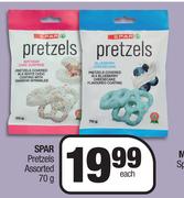 Spar Pretzels Assorted-70g Each