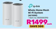 TP-Link Whole-Home Wi-Fi System AC 1200-Each