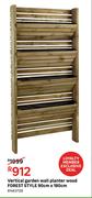 Forest Style Wood Vertical Garden Wall Planter 90cm x 180cm
