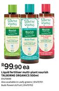Talborne Organics Nourish Multi Plant Liquid Fertiliser-500ml