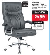 Jefferson High Back Chair
