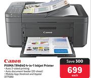 Canon Pixma TR4640 4 In 1 Inkjet Printer