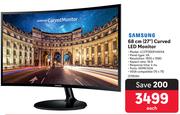 Samsung 68cm (27") Curved LED Monitor LC27F390FHAXXA