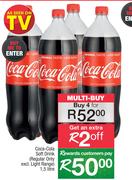 Coca-Cola Soft Drink (Regular Only Excl.Light Range)-For 4 x 1.5L