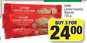 Spar Lemon Creams Biscuits-For Any 3 x 150g