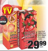 Liqui Fruit 100% Fruit Juice Blend (Selected)-2L Each
