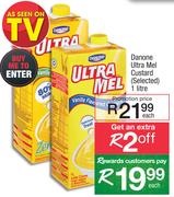 Danone Ultra Mel Custard (Selected)-1L Each