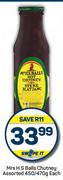 Mrs.H.S Balls Chutney Assorted-450g/470g Each