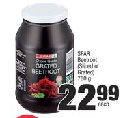 Spar Beetroot Sliced Or Grated-780g Each