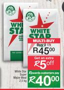 White Star Super Maize Meal-For 2 x 2.5Kg