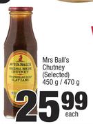 Mrs Ball's Chutney (Selected)-450g/470g Each