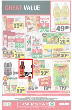 KWIKSPAR EASTERN CAPE : My Kwikspar (20 April - 2 May 2021) Valid in Abbotsford, Beacon Isle, Beetlestone, Burt Drive, Butterworth, page 4
