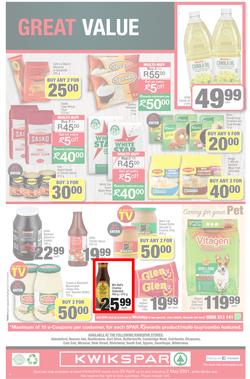 KWIKSPAR EASTERN CAPE : My Kwikspar (20 April - 2 May 2021) Valid in Abbotsford, Beacon Isle, Beetlestone, Burt Drive, Butterworth, page 4
