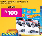 Hot Wheels 1:64 Basic Die Cast Car Assorted-For 2