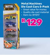 Zuru Metal Machines Die Cast Cars 5 Pack