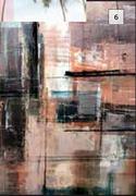 Designhouse Abstract Canvas 900mm x 900mm (Black & Pink)