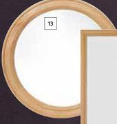 Designhouse Round Wooden Mirror 600mm