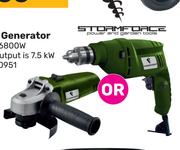 Storm Force 500W Angle Grinder 115mm-Each