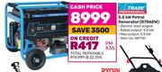 Trade Professional 5.5KW Petrol Generator G706EW
