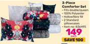 3 Piece Comforter Set-Each