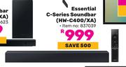 Samsung Essential C-Series Soundbar HW-C400/XA