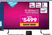 Samsung 109cm (43") UHD Smart TV UA43DU7000KXXA