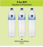 M Still Spring Water-For 3 x 1.5L