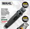 Wahl Manscaper Reach 360 Degree Swivel Head Rechargeable Beard & Body Trimmer (8 Piece)