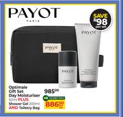 Payot Optimale Gift Set (Day Moisturiser 50ml Plus Shower Gel 200ml & Toiletry Bag)-Per Set