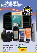 Nature's Nourishment Men's Collection White Musk Travel Set (6 Piece)-Per Set