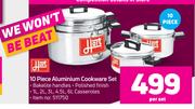 Hart 10 Piece Aluminium Cookware Set-Per Set