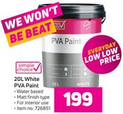 Simple Choice 20L White PVA Paint