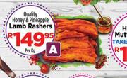Quality Honey And Pineapple Lamb Rashers-Per Kg