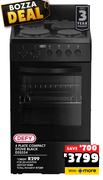 Defy 4 Plate Compact Stove (Black) DSS554