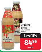 Veri Peri Sauce (All Variants)-700ml Each