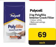 Polycell 2Kg Polyfilla Interior Crack Filler