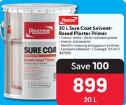 Plascon 20L Sure Coat Solvent Based Plaster Primer