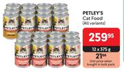 Petley's Cat Food (All Variants)-12 x 375g