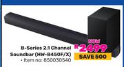 Samsung B-Series 2.1 Channel Soundbar HW-B450F/X