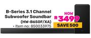 Samsung B-Series 3.1Channel Subwoofer Soundbar HW-B650F/XA