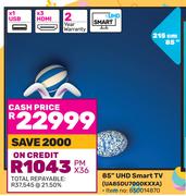Samsung 85"(215cm) UHD Smart TV UA85DU7000KXXA