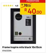 Frame Inspire Milo Black 10 x 15cm